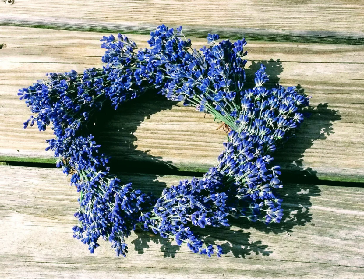 U-Pick Lavender Wreath