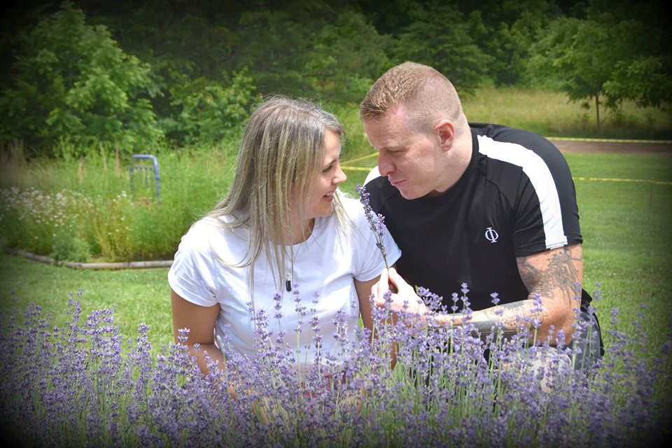 people picking lavender