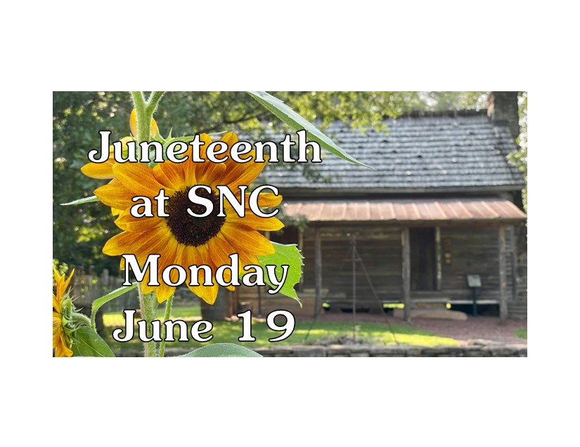 Juneteenth at snc graphic