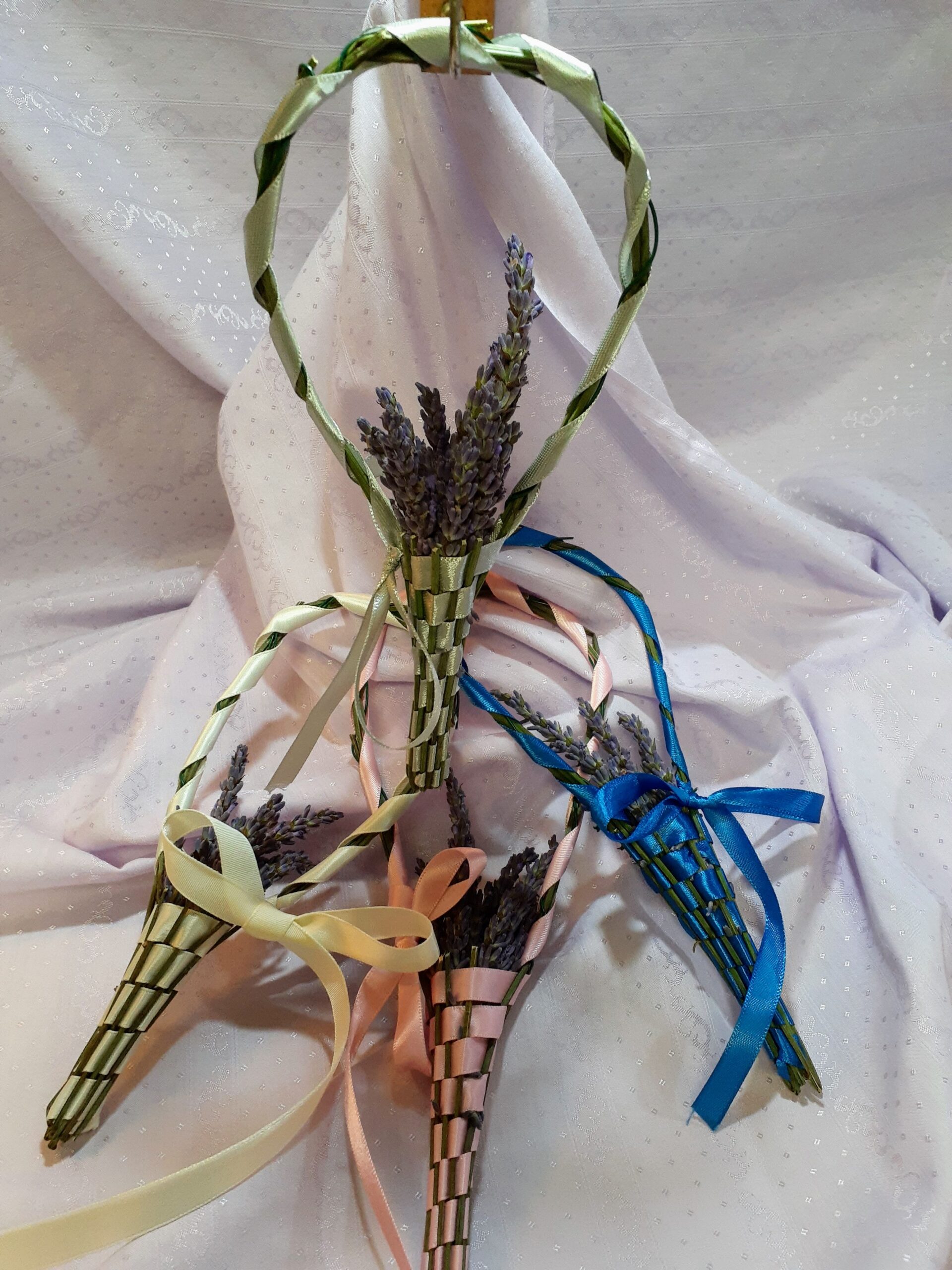 Lavender Hanging Baskets (2)