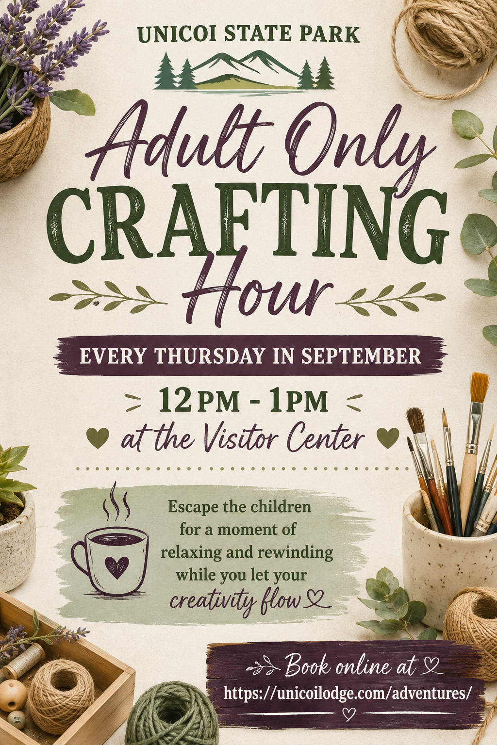 Adult Crafting Hour
