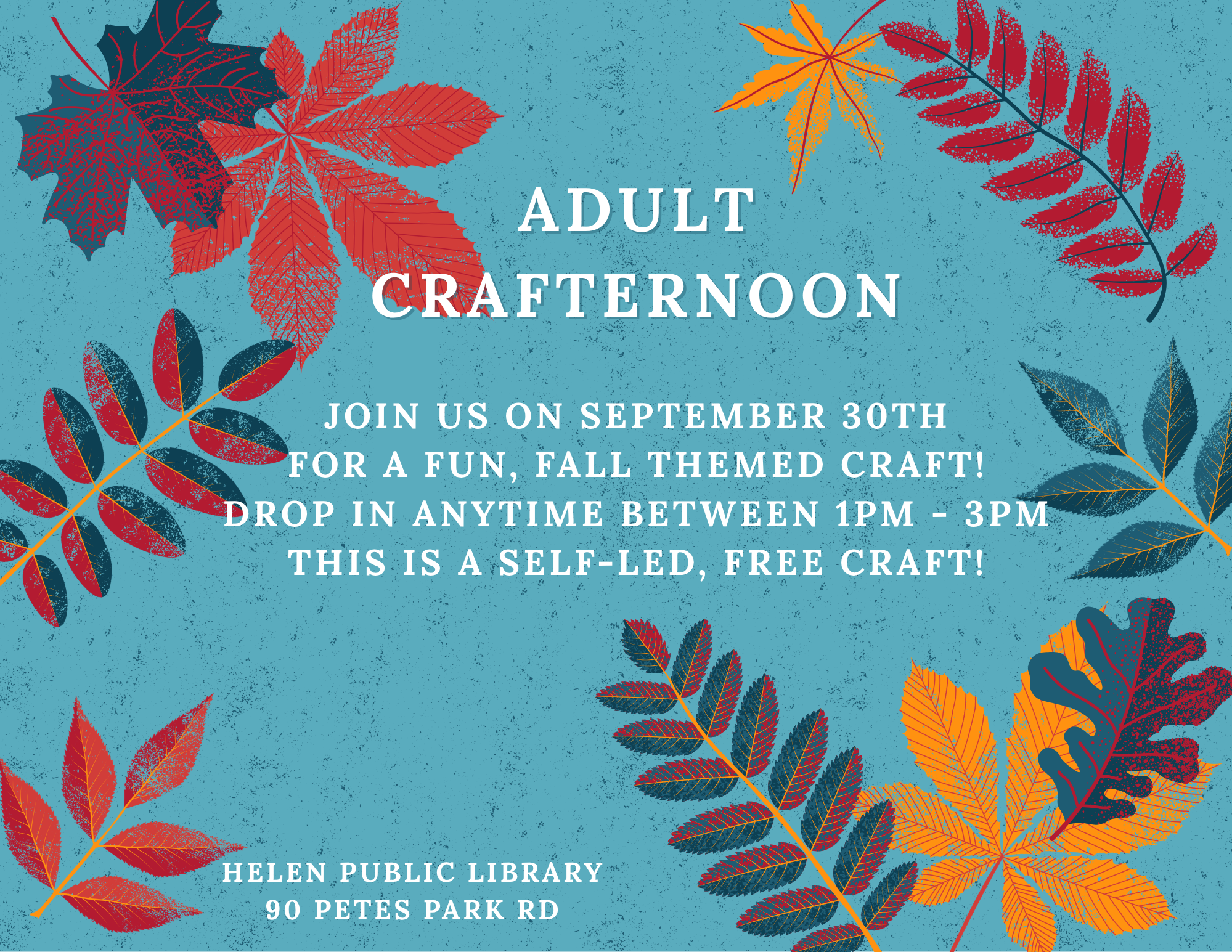 September Adult Crafternoon