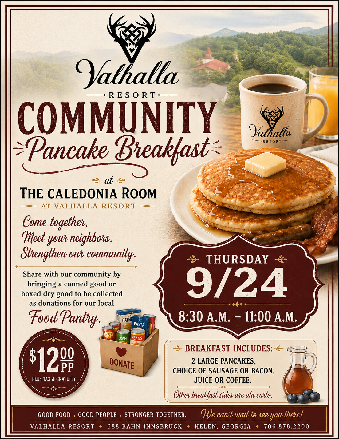 community pancake breakfast